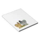 Grobhühner Notizblock (angewinkelt)