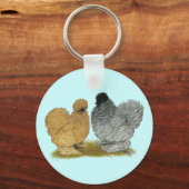 Grobhühner Schlüsselanhänger (Vorderseite)