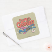 Grobkinder Vintag 1 Quadratischer Aufkleber (Umschlag)