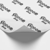 Grobkörbe mit schwarzer Krawatte Geschenkpapier (Ecke)