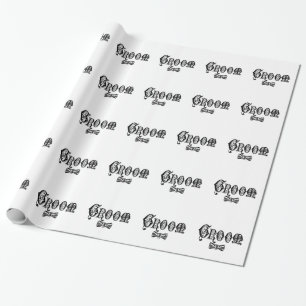 Grobkörbe mit schwarzer Krawatte Geschenkpapier