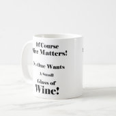 Grobkörnig! Kaffeetasse (Vorderseite Links)