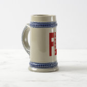 Grobkraut FLORIDA SOCCER Bierglas (Vorderseite Links)