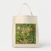 Grobmalerei Aquarell auf Seide Tragetasche (Vorne)