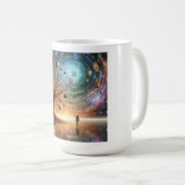 Grobpapier-Becher für Zeitmesser Kaffeetasse (VorderseiteRechts)