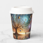 Grobpapier-Becher für Zeitmesser Pappbecher (Rückseite)