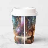 Grobpapier-Becher für Zeitmesser Pappbecher (Rechts)