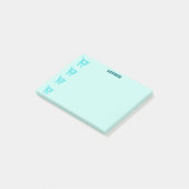 Grocery cart post it note reminder post-it klebezettel (angewinkelt)