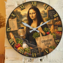 Grocery Funny Mona Lisa Shopping Lover  Gift