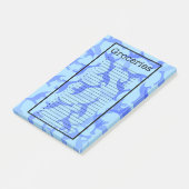 Grocery List Dinosaur Post it Notes Post-it Klebezettel (angewinkelt)