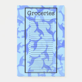 Grocery List Dinosaur Post it Notes Post-it Klebezettel