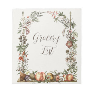 Grocery List Notizblock