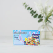 Grocery Store Business Card – Fresh Market For You Visitenkarte (Stehend Vorderseite)