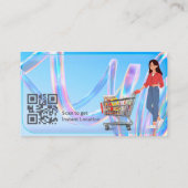 Grocery Store Business Card – Fresh Market For You Visitenkarte (Rückseite)
