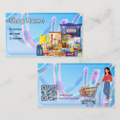 Grocery Store Business Card – Fresh Market For You Visitenkarte (Vorne/Hinten)