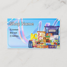 Grocery Store Business Card – Fresh Market For You Visitenkarte