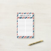 GROCERY STORE POST-IT KLEBEZETTEL (Auf Schreibtisch)