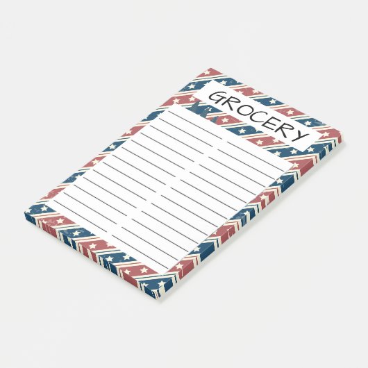 GROCERY STORE POST-IT KLEBEZETTEL (angewinkelt)