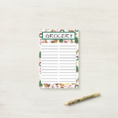 GROCERY STORE POST-IT KLEBEZETTEL (Auf Schreibtisch)