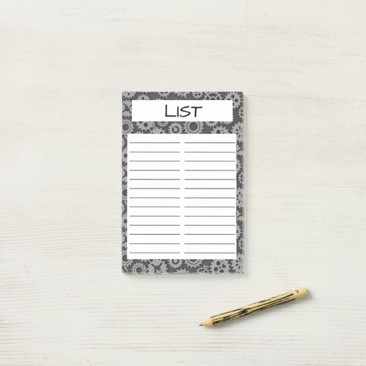 GROCERY STORE POST-IT KLEBEZETTEL (Auf Schreibtisch)