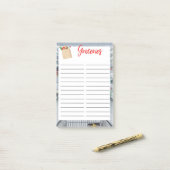 GROCERY STORE POST-IT KLEBEZETTEL (Auf Schreibtisch)