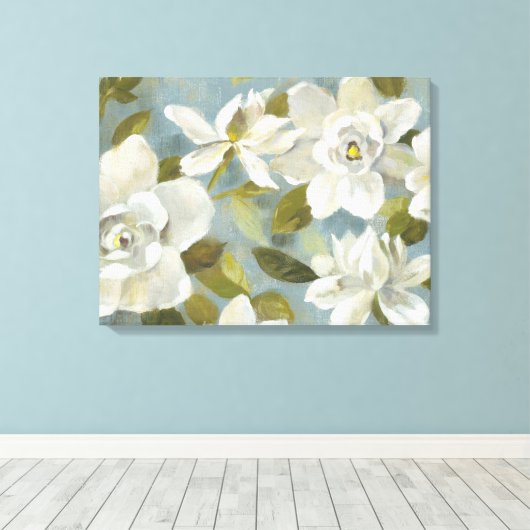 Gröden auf Slate Blue Leinwanddruck (Insitu (Holzboden))