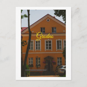 Grodno Belarus Architecture Street Gebäude Postkarte