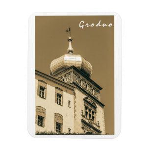 Grodno Belarus Architektur Burg Stadtansicht Magnet