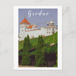 Grodno Belarus Architektur Burg Stadtansicht Postkarte