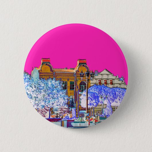 Grodno Belarus Architektur Button (Vorderseite)