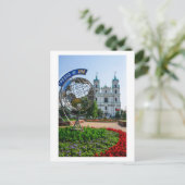 Grodno Belarus Architektur Kathedrale Postkarte (Stehend Vorderseite)
