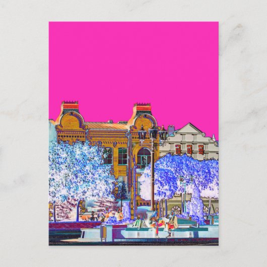 Grodno Belarus Architektur Postkarte (Vorderseite)
