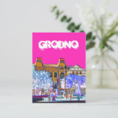 Grodno Belarus Architektur Postkarte (Stehend Vorderseite)
