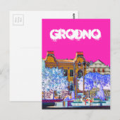 Grodno Belarus Architektur Postkarte (Vorne/Hinten)