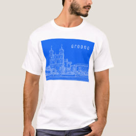 Grodno Belarus Architektur Stadt Stadtansicht Kath T-Shirt