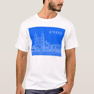 Grodno Belarus Architektur Stadt Stadtansicht Kath T-Shirt