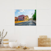 Grodno Belarus Architektur Stadt Stadtbild Straße Poster (Küche)