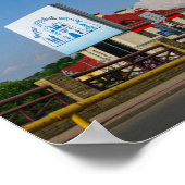 Grodno Belarus Architektur Stadt Stadtbild Straße Poster (Ecke)