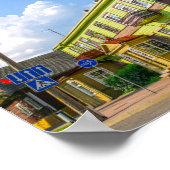 Grodno Belarus Architektur Stadt Stadtbild Straße Poster (Ecke)