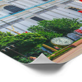 Grodno Belarus Stadt Architektur Leben Menschen Poster (Ecke)