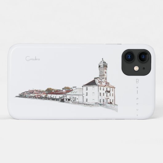 Grodno Hrodna Belarus Architektur iPhone 11 Fall Case-Mate iPhone Hülle (Rückseite (Horizontal))