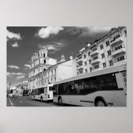 Grodno Weißrussland Stadtbild Stadt Aussicht Poster