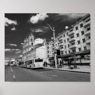Grodno Weißrussland Stadtbild Stadt Aussicht Poster