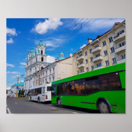 Grodno Weißrussland Stadtbild Stadt Aussicht Poster