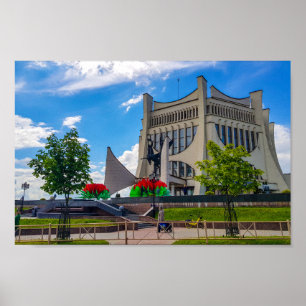 Grodno Weißrussland Stadtbild Stadt Aussicht Poster