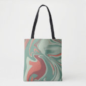 Groen oranje grafisch design tasche (Vorderseite)