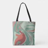 Groen oranje grafisch design tasche (Rückseite)