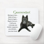 Groenendael Belgisches Schaffenhund Mousepad (Mit Mouse)