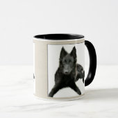 Groenendael Belgisches Schaffenhund Tasse (VorderseiteRechts)
