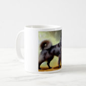 Groenendael Belgium Shepherd Dog Kaffeetasse (Vorderseite Links)